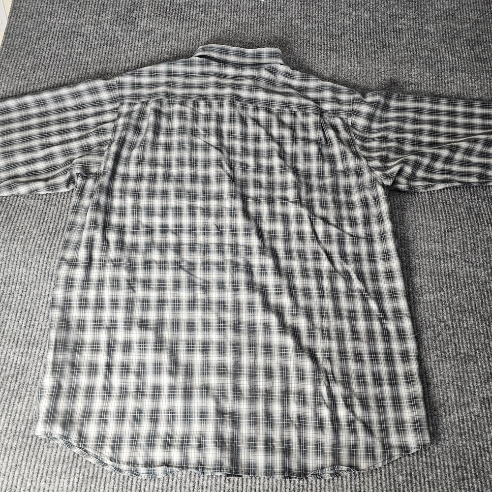Columbia Shirt Mens XL Brown Gray Plaid Long Sleeve Button Front Lot 2 Casual - Picture 7 of 14